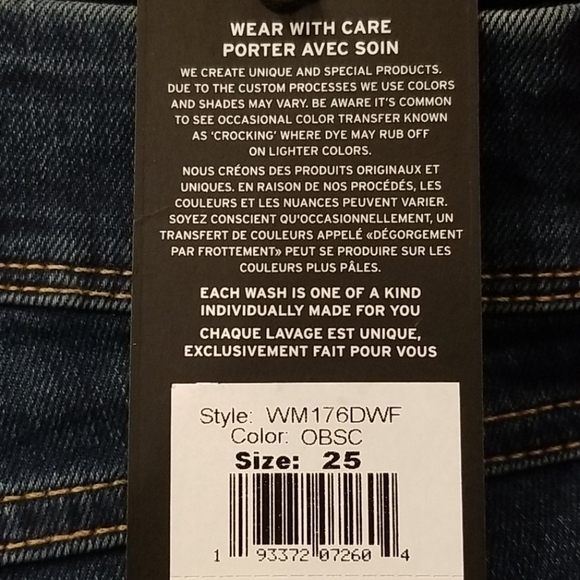 💕HUDSON💕 Beth Baby Boot Cut Triangle Flap Pocket - Picture 12 of 14